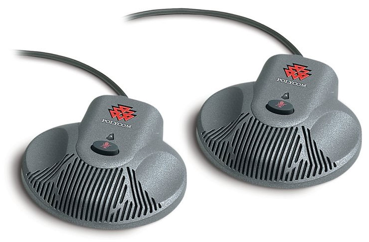 Paquete de 2 Microfonos extensores para Polycom Soundstation IP 7000 vtx 1000 2215-07155-001