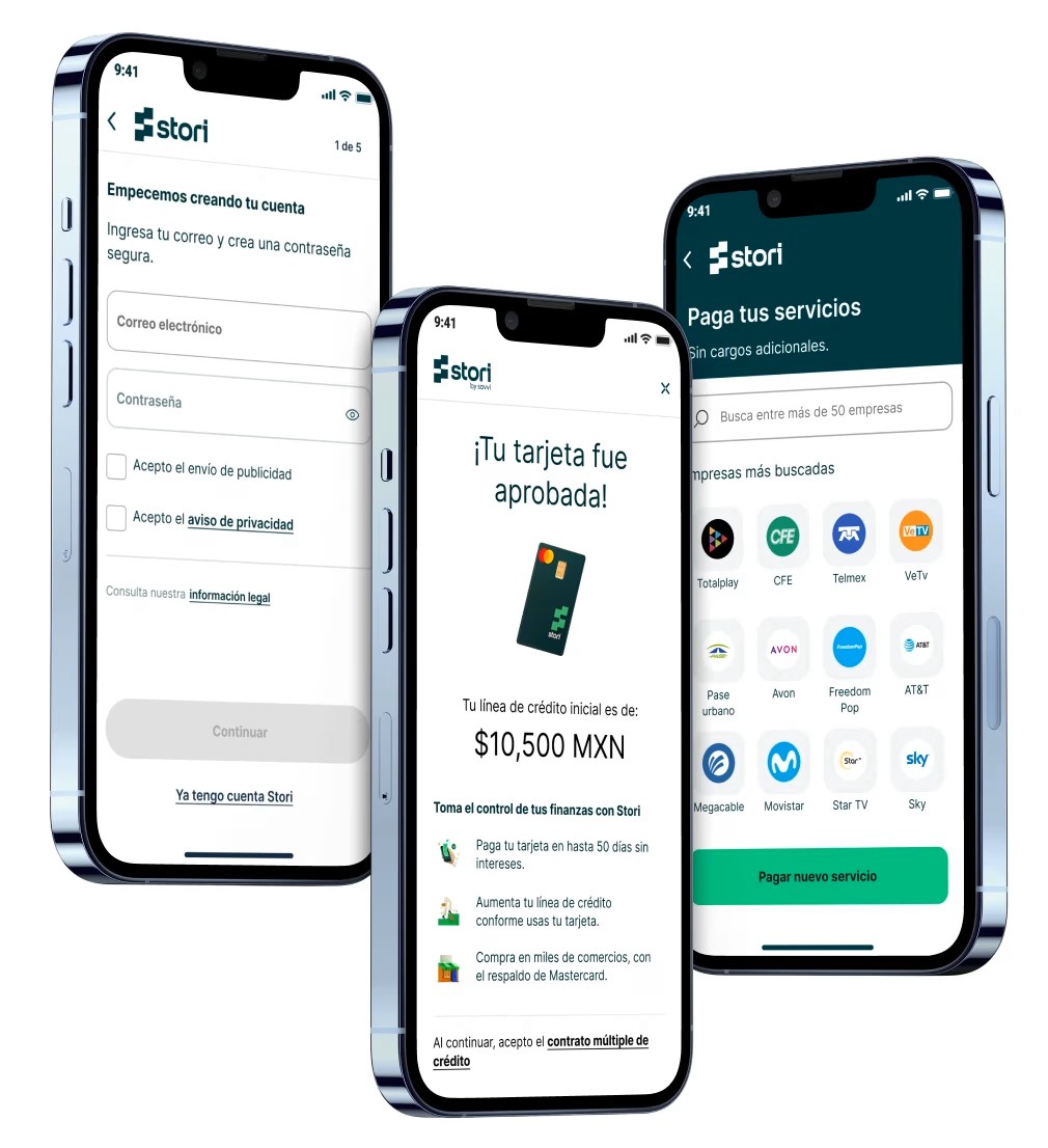 Stori Tarjeta de credito con aprobacion garantizada TU tarjeta fue aprobada - CASTelecom