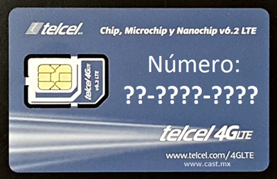 Que Numero Celular tiene un Chip GSM que tienes o que te encontraste, para Identificar el Numero Celular de un Chip SIM, MicroSIM o inclusive NanoSIM de Telcel.