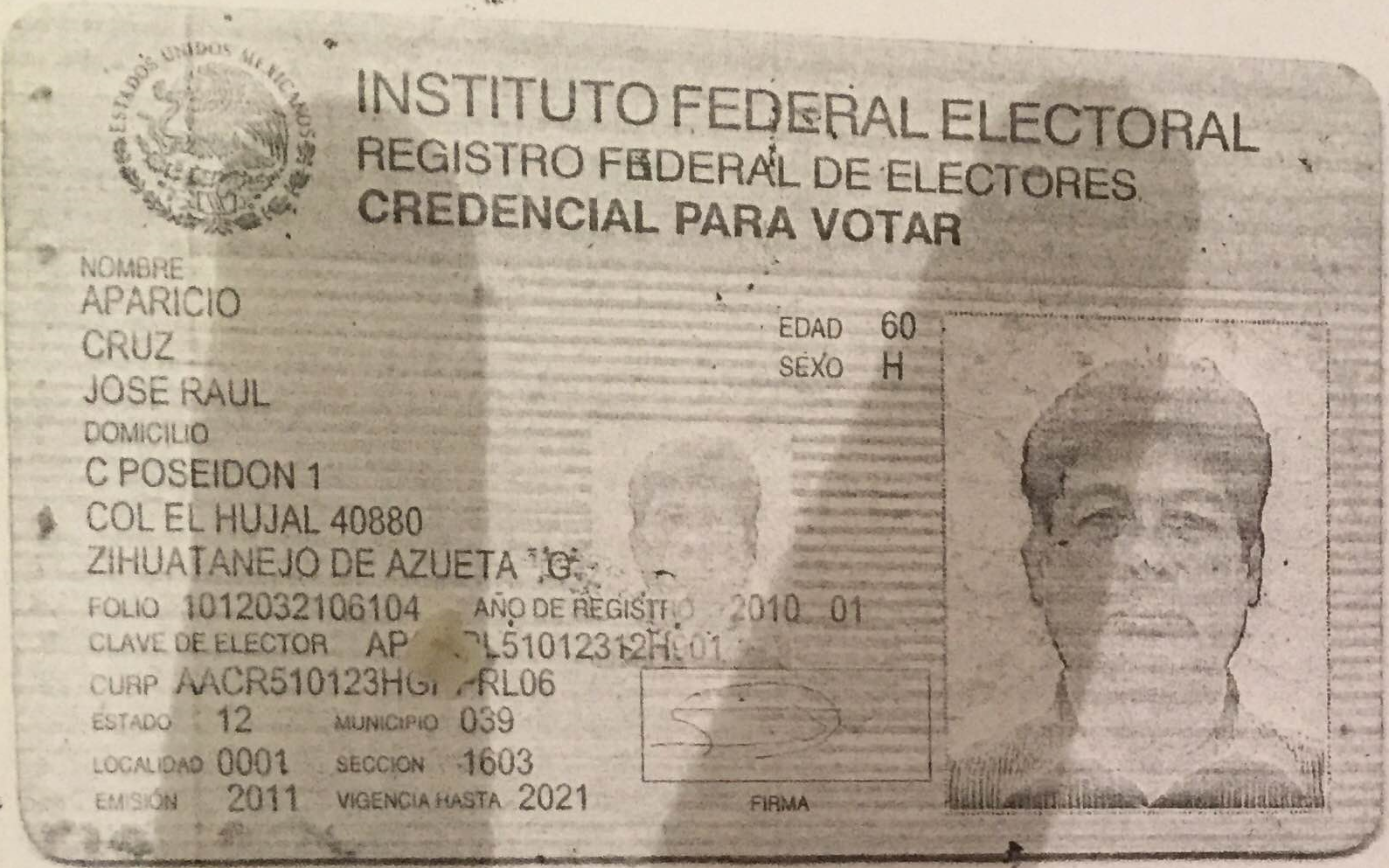 Estafador: JOSE RAUL APARICIO CRUZ apariciocruzj@gmail.com