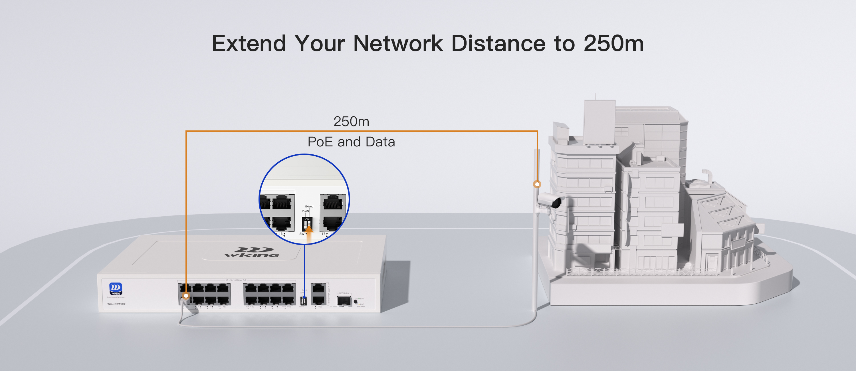 WK-PS2 Wiking Switch PoE No Administrable con Precio Optimizado para CCTV, VoIP y Switching desde 4 a 24 puertos - CASTelecom