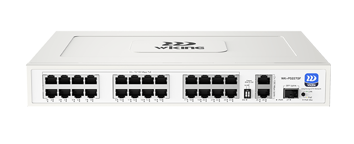 WK-PS206 Wiking Switch PoE No Administrable con Precio Optimizado para CCTV, VoIP y Switching de 4 y 2 UPlink RJ45 - CASTelecom