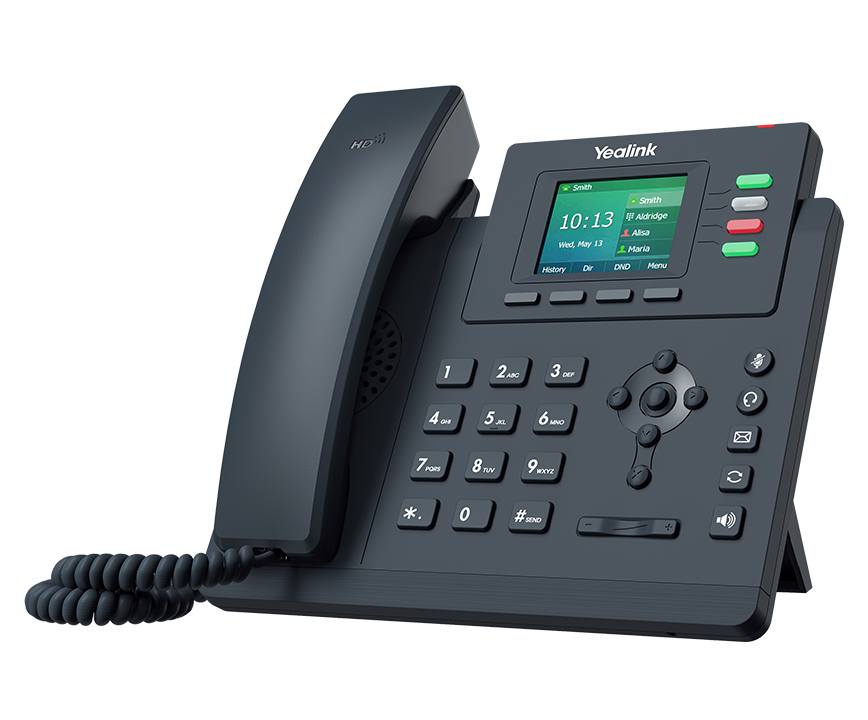 Yealink T31G Teléfono IP SIP Empresarial Giga con 2 Líneas SIP, Conferencia de hasta 5 Participantes, Pantalla LCD gráfica de 2.3 pulgadas 132x64 píxeles, Doble Puerto Gigabyte Ethernet 10/100/1000 Mbps con PoE, Tecnología de filtrado de ruido inteligente, Compatibilidad con auriculares inalámbricos EHS35 - CASTelecom
