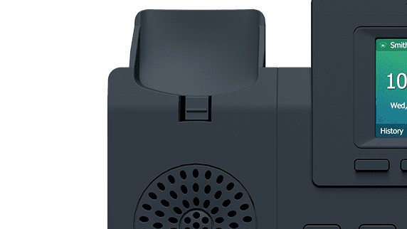 Yealink T33G Teléfono IP SIP Empresarial Gigabyte Interruptor de pasillo. No se oye ningún ruido al levantar o colgar el auricular. Ofrece un área de trabajo más silenciosa y una mayor vida útil. - Yealink.com - CASTelecom
